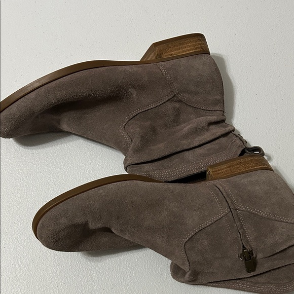 Koolaburra Taupe Ankle Boots - Picture 6 of 7